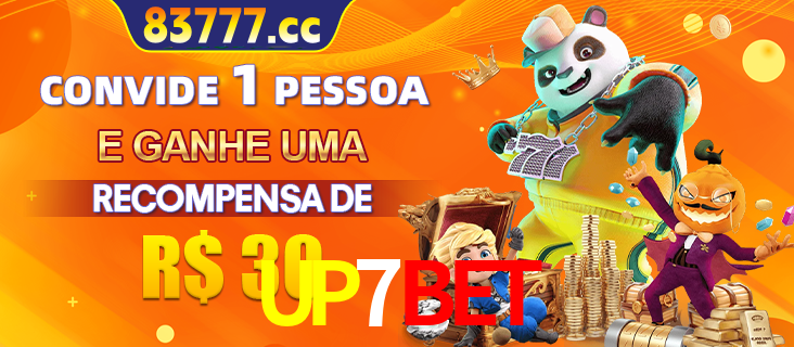 Banner institucional da UP7BET sobre parceria de marcas e criação de uma marca de excelência, apresentando os mascotes de jogos populares como o Fortune Tiger.