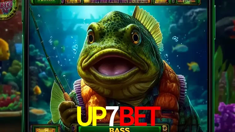 Personagem de peixe pescador do popular jogo de slot com tema de pescaria, uma das emocionantes opções de caça-níqueis para jogar e ganhar no cassino UP7BET.